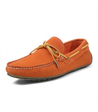 Men's Shoes Outdoor / Office & Career / Party & Evening / Casual  Boat Shoes Black / Blue / Navy / Orange  