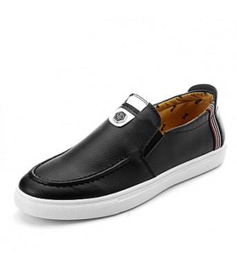 Leatherette Outdoor / Casual / Athletic Fashion Sneakers / Slip-on Outdoor / Casual / Athletic Flat Heel   / Brown  